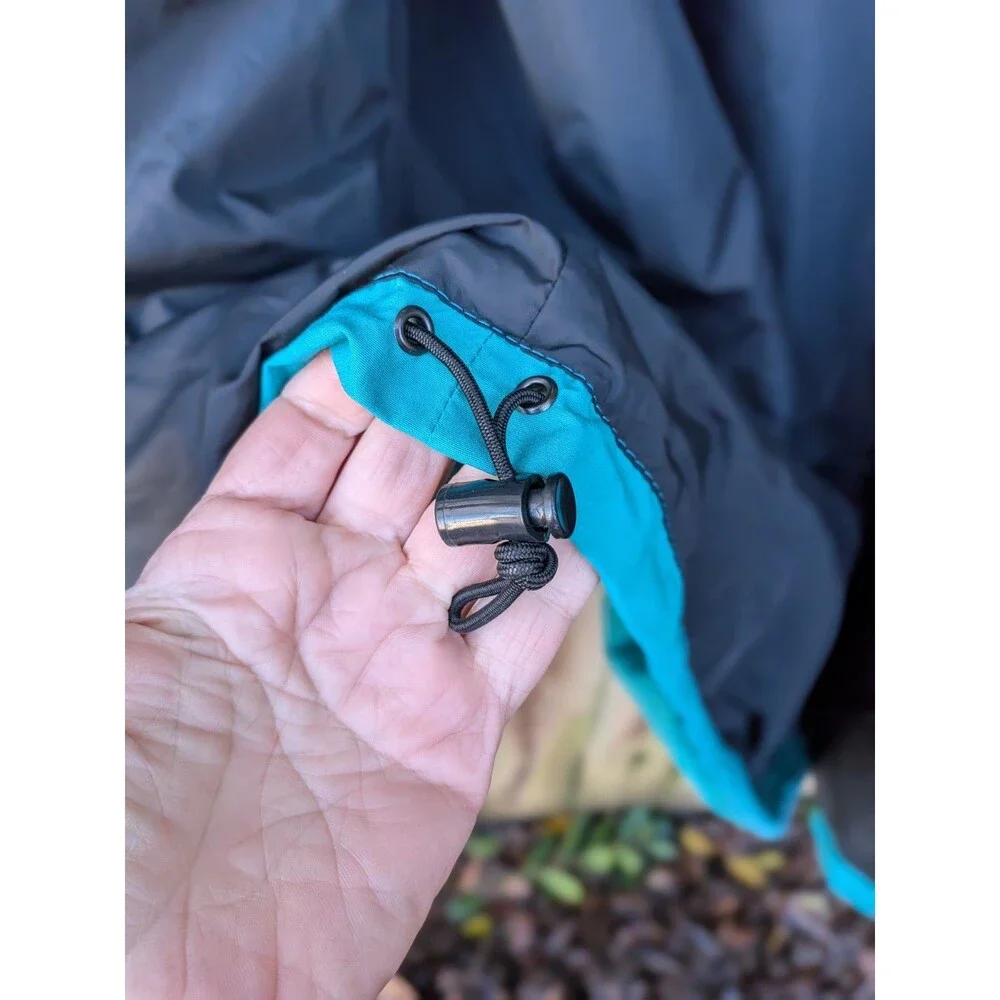 Vintage The North Face Jacket Gore Tex Colorblock Teal Black Large 90s Arapahoe
